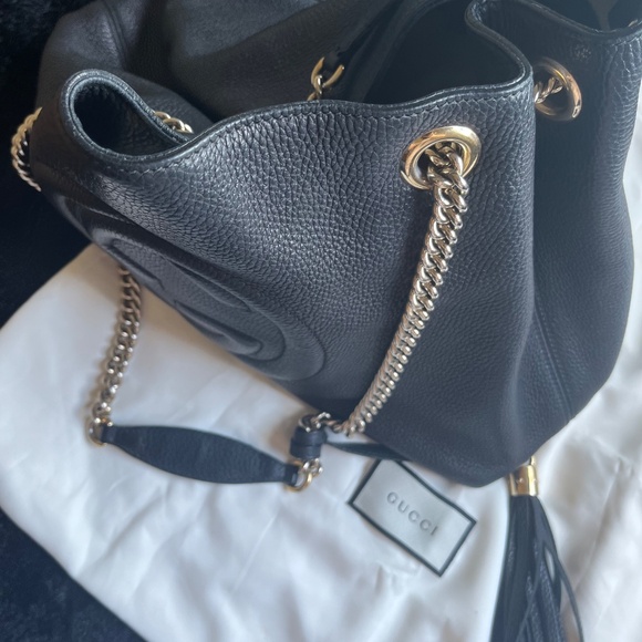 Gucci Soho Black leather bag - Picture 9 of 13